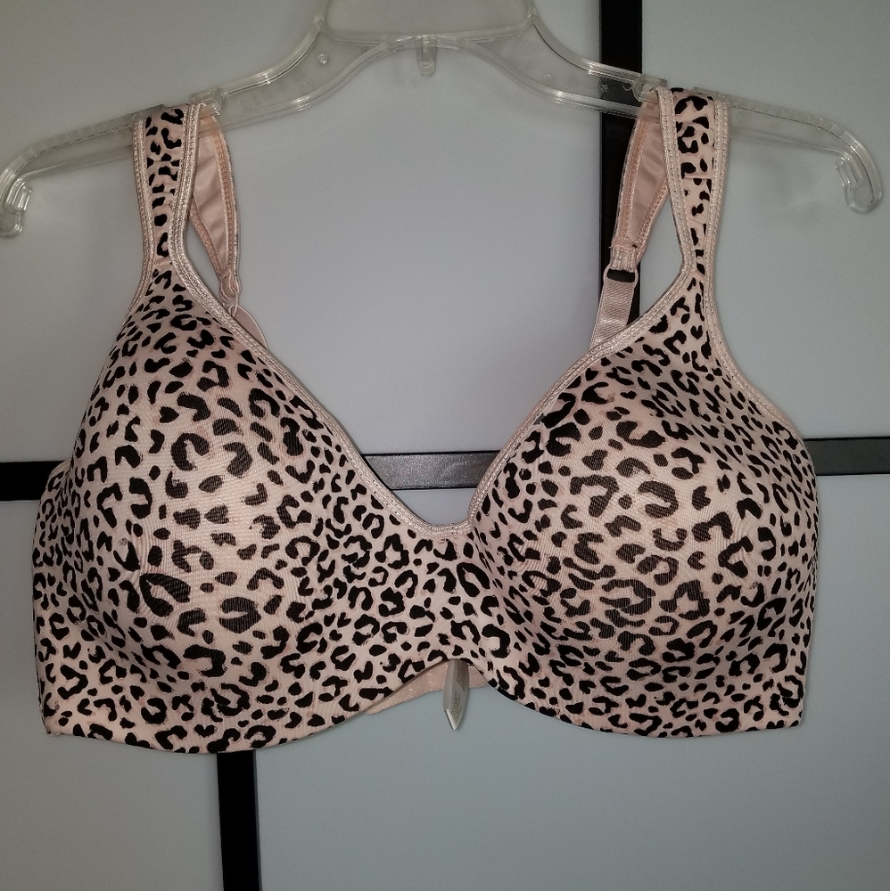 Adrienne Vittadini Leopard Print Bra 40DD
